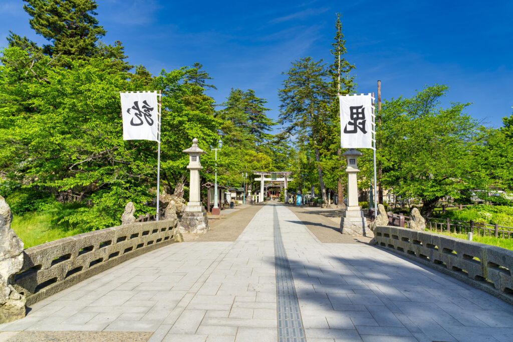 初夏の上杉神社 山形米沢